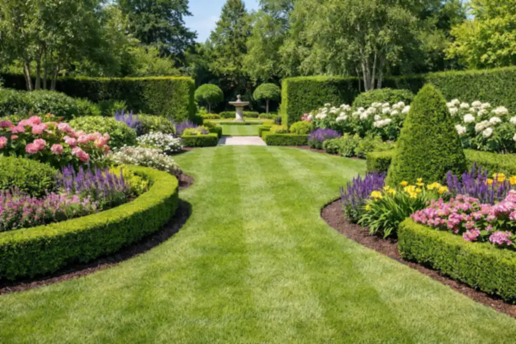 Professionell gestalteter Garten in Essen - NaturDesign Bau